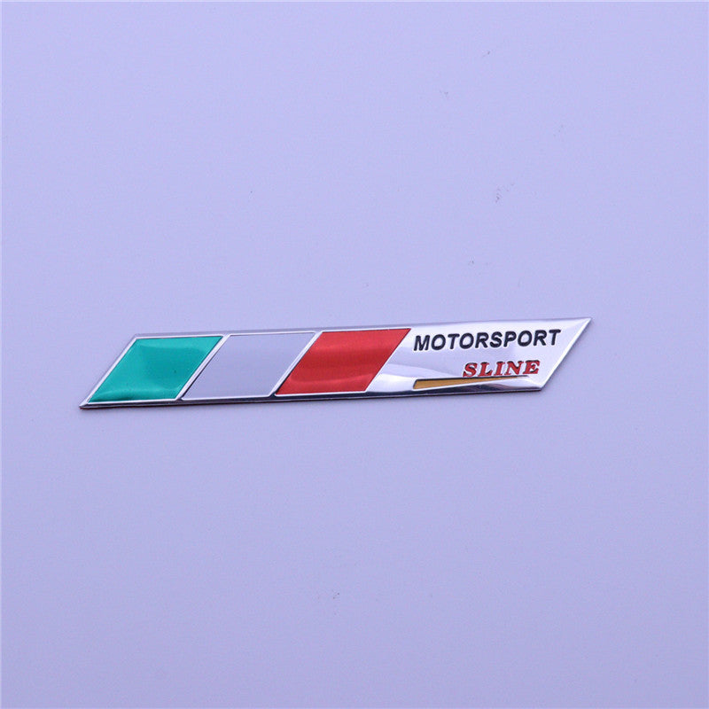 Alloy National Flag Car Decoration Metal Car Sticker Velora