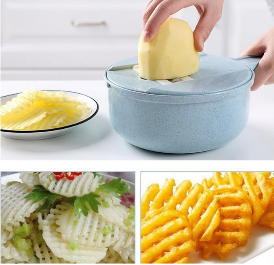 8 In 1 Mandoline Slicer Vegetable Slicer Potato Peeler Carrot Onion Grater https://like2b-uy