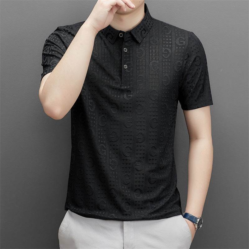 Polo Shirt Men's Summer Middle-aged Lapel Fashion Casual - Velora