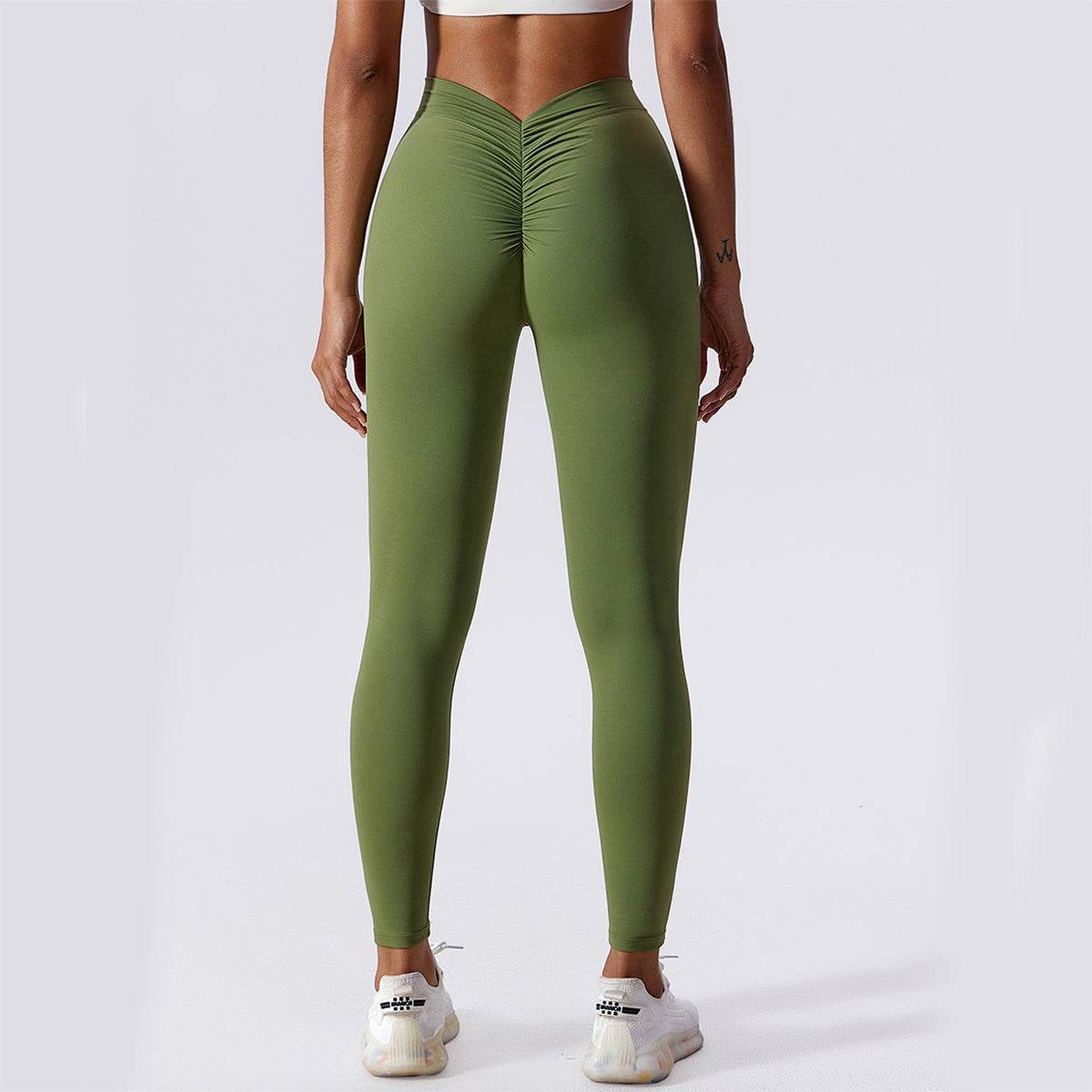 Slim Yoga Fitness Pants Breathable Quick-drying Leggings Peach Hip Lifting Trousers For Women Clothing - Velora