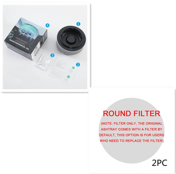 Smoke Removal Air Purification Ashtray Anion Purification Practical Automatic Purifier Ashtray Portable Gadgets For Car Ashtray - Velora