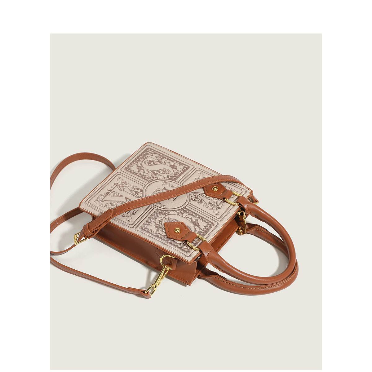 Early Autumn Popular Embroidered Portable Small Square Messenger Bag - Velora