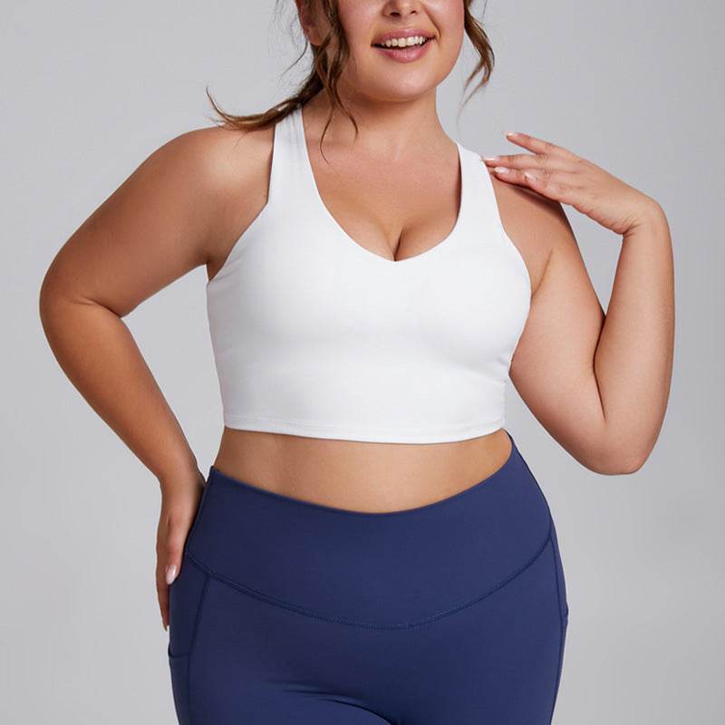 Plus Size Women Sports Workout Gym - Sleeveless Crop and Pant - Velora