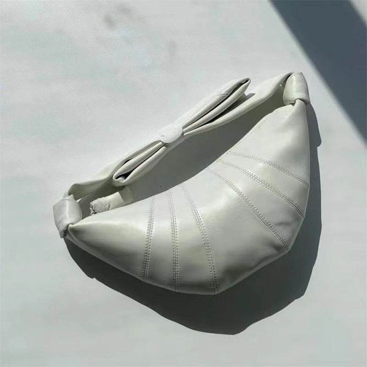 Sheepskin Dumpling Bag Fashion Genuine Leather Niche Daily Shoulder Crossbody - Velora