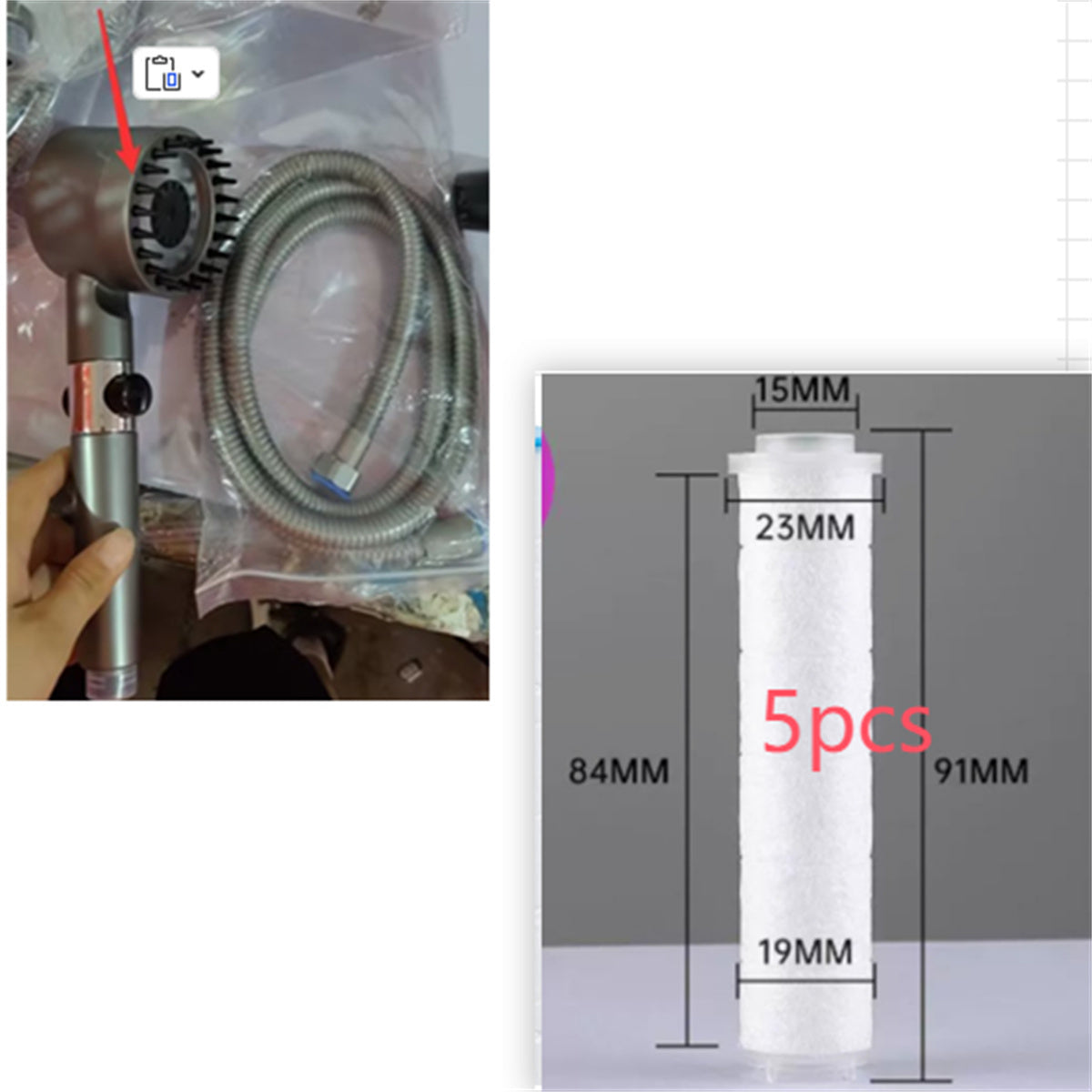 3 Modes Shower Head High Pressure Showerhead https://like2b-uy