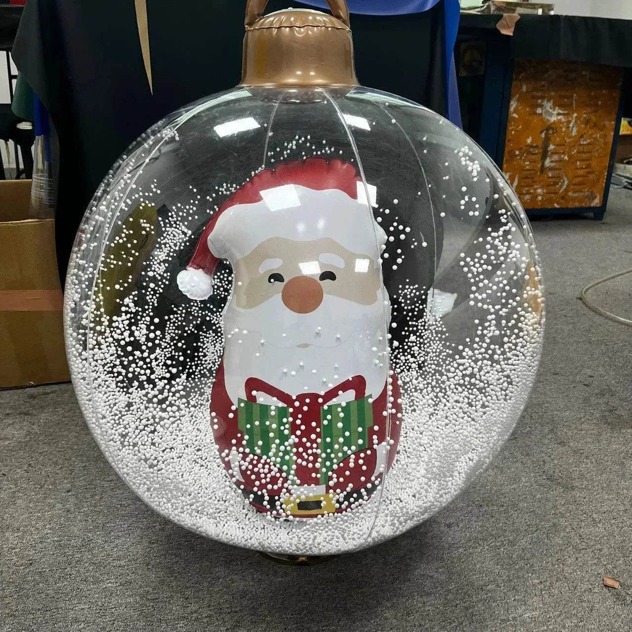 Inflatable Snowman Santa Claus Hanging Christmas Ball decoration - Velora