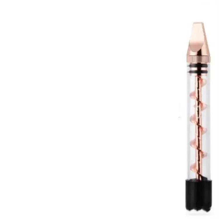 Creative And Simple Dry-burning Atomizer Spiral Pipe Glass Blunt - Velora