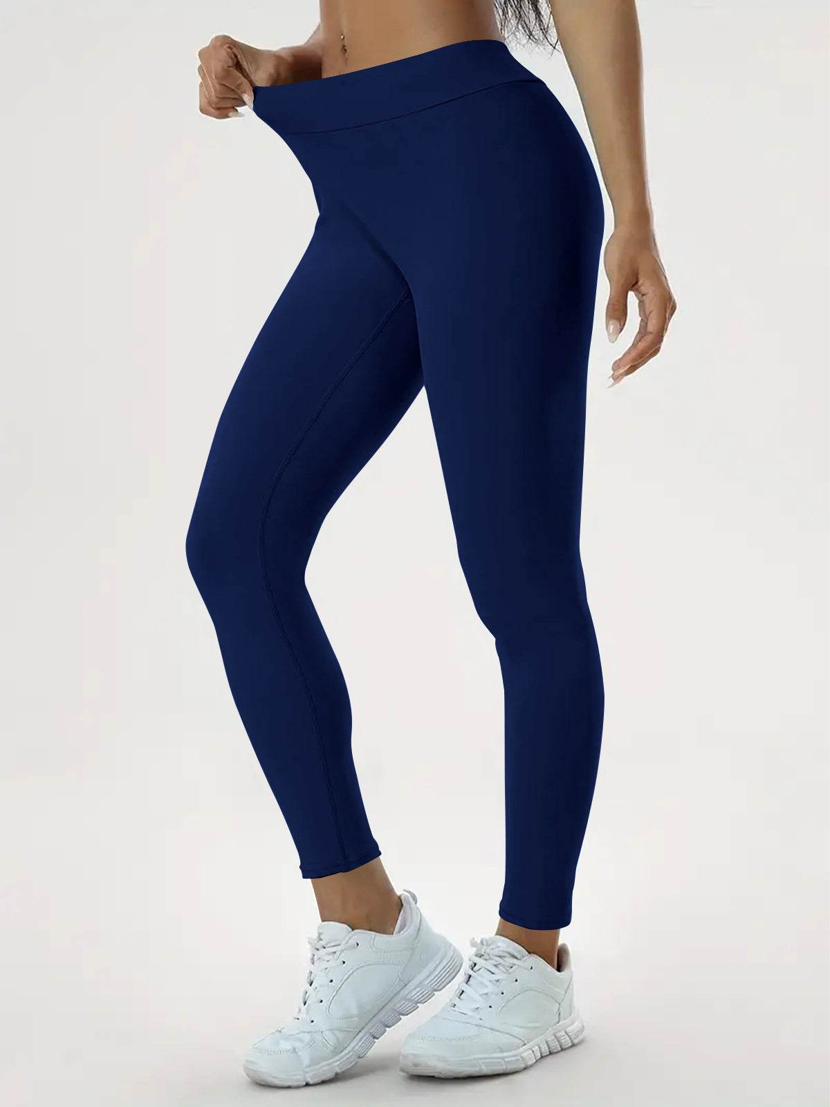 Women's Yoga Pants High Waist Lift High Elastic Tight Fitness Trousers - Velora