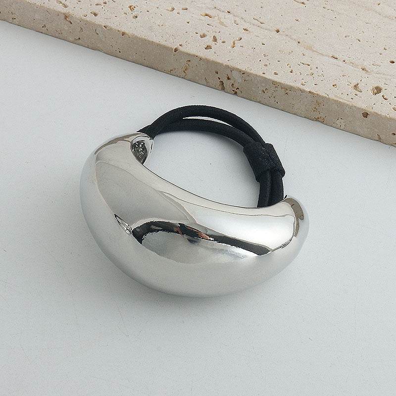 Minimally Sophisticated Metal Semi-circular Headband With A Sense Of Sophistication - Velora