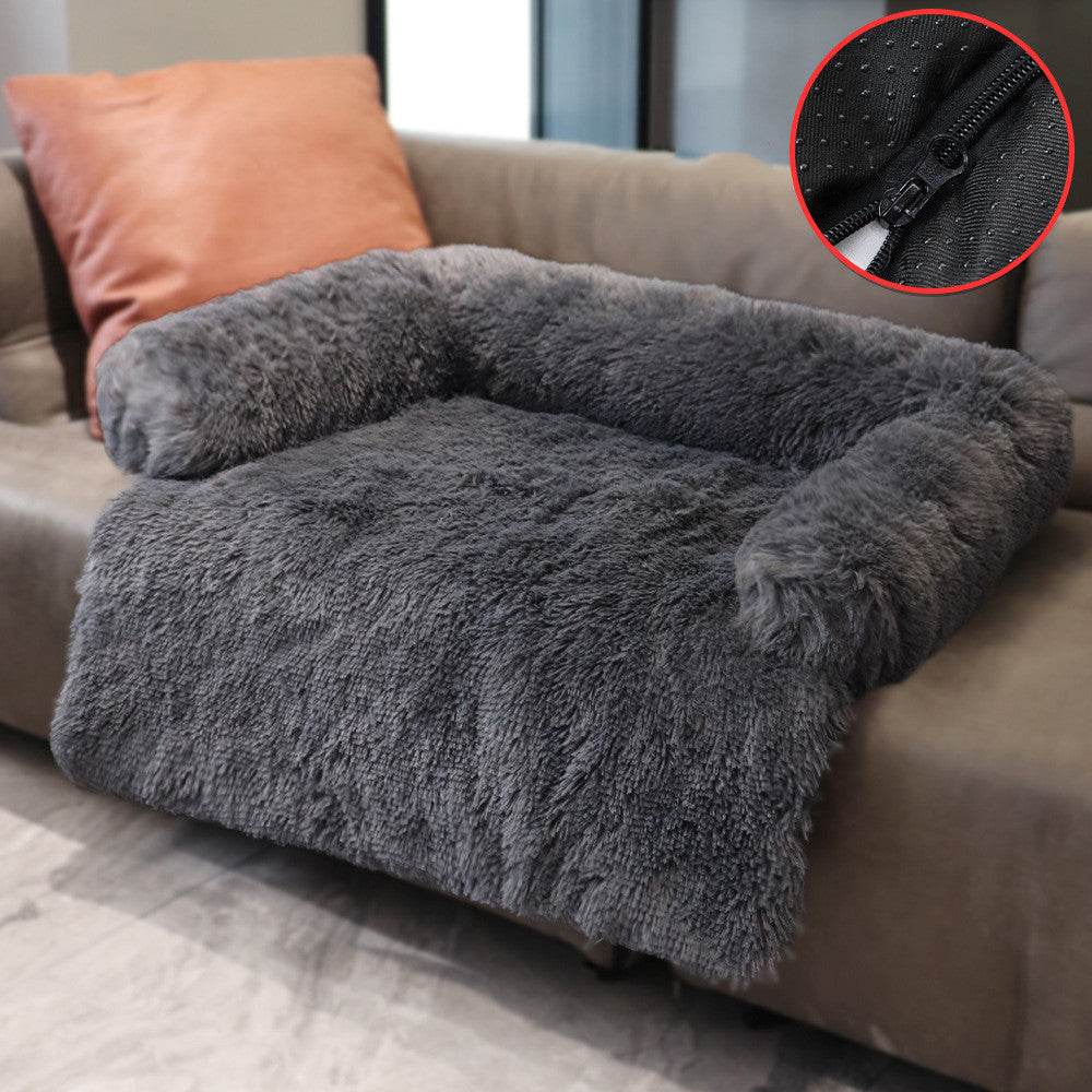 Removable Pet bed Mat Sofa Dog Bed Plush Pet Bed - Velora