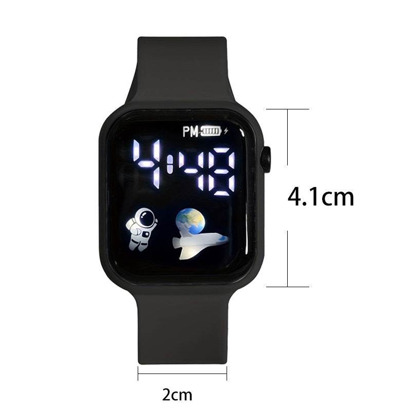 Technology Sense Good-looking Student Minimalist Fashion Waterproof Spaceman Electronic Watch - Velora