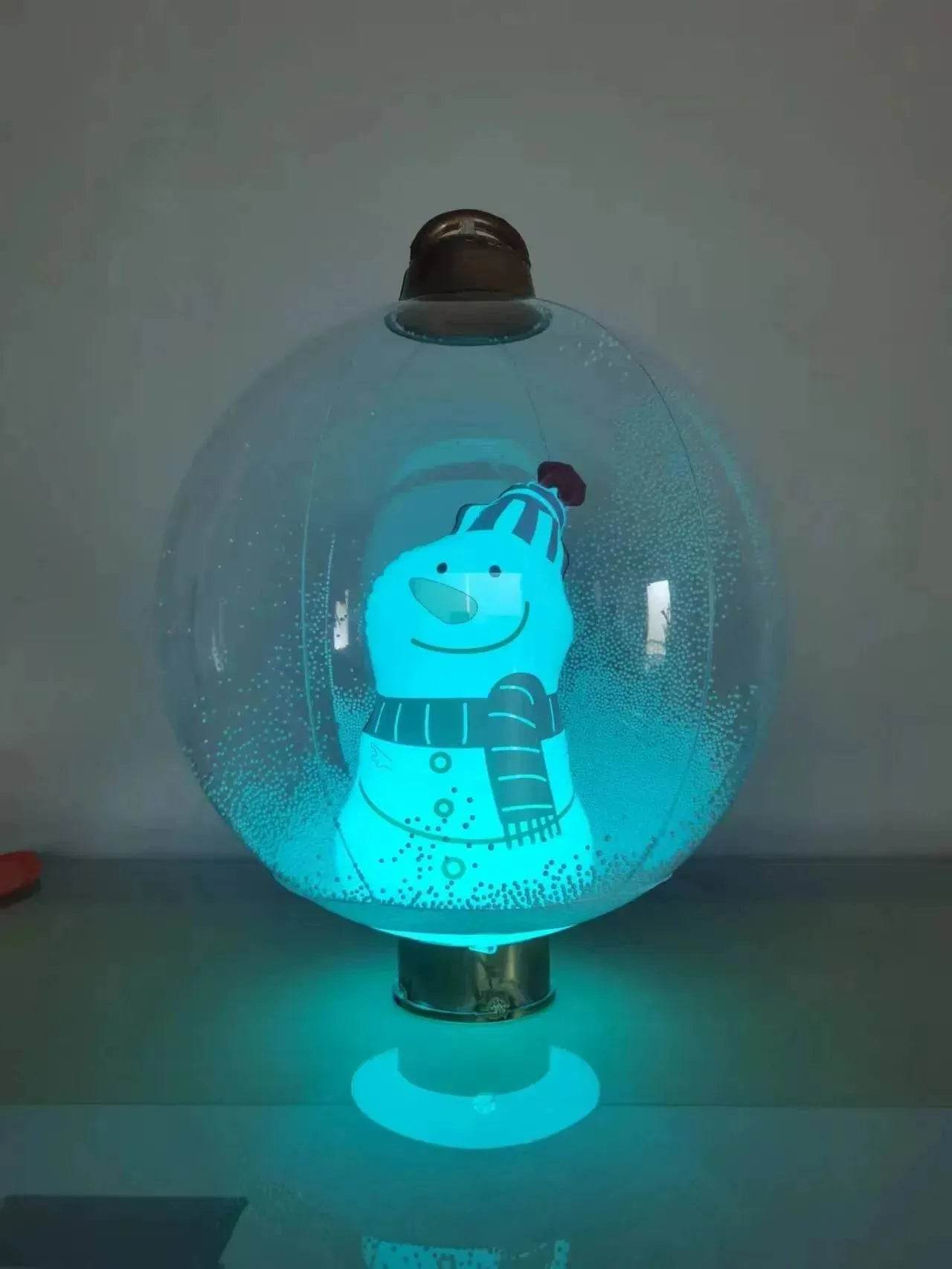 Inflatable Snowman Santa Claus Hanging Christmas Ball decoration - Velora