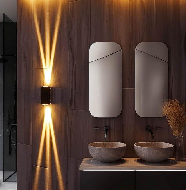 Indoor and Outdoor Garden Poolside Beam Light wall light fixture - Velora