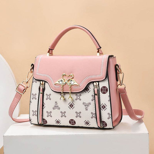 Fashion Printed Women's Portable Shoulder Small Square Bag For Women - Velora