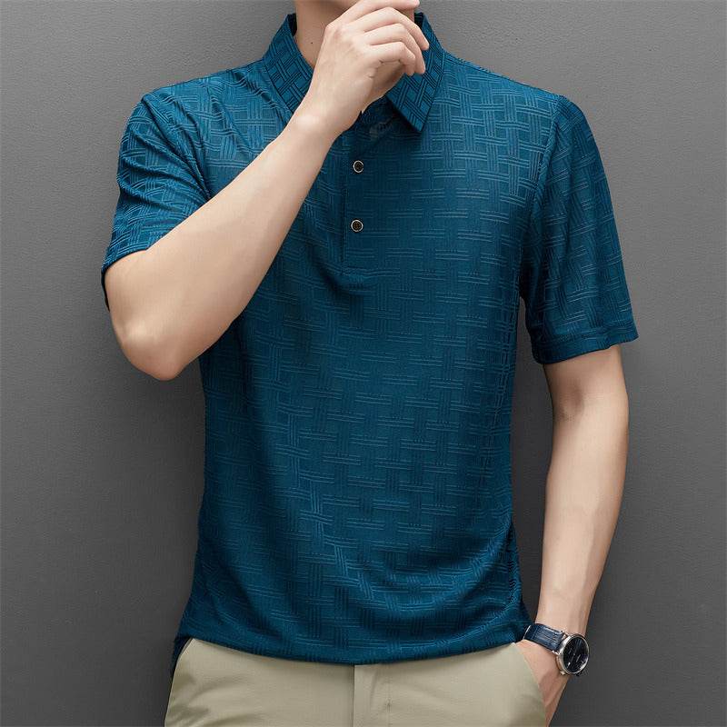 Polo Shirt Men's Summer Middle-aged Lapel Fashion Casual - Velora