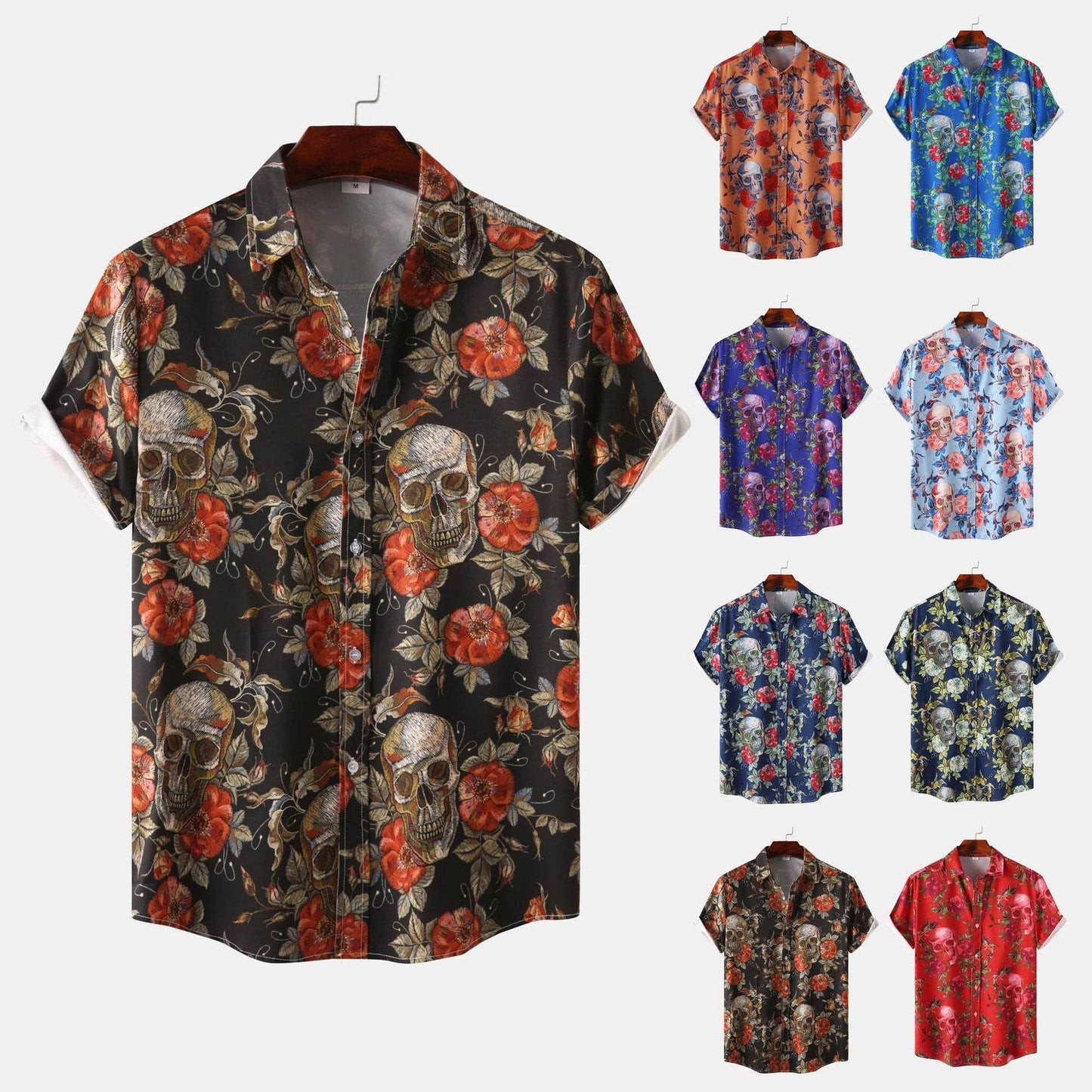 Short Sleeve Shirt Men's Loose Bf Style - Velora