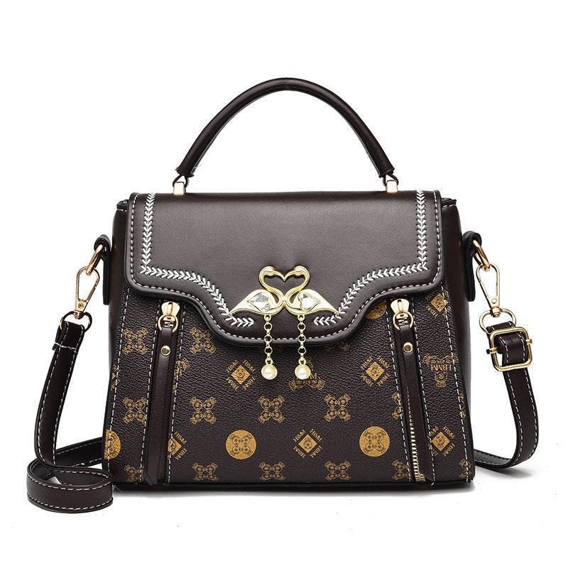 Fashion Printed Women's Portable Shoulder Small Square Bag For Women - Velora
