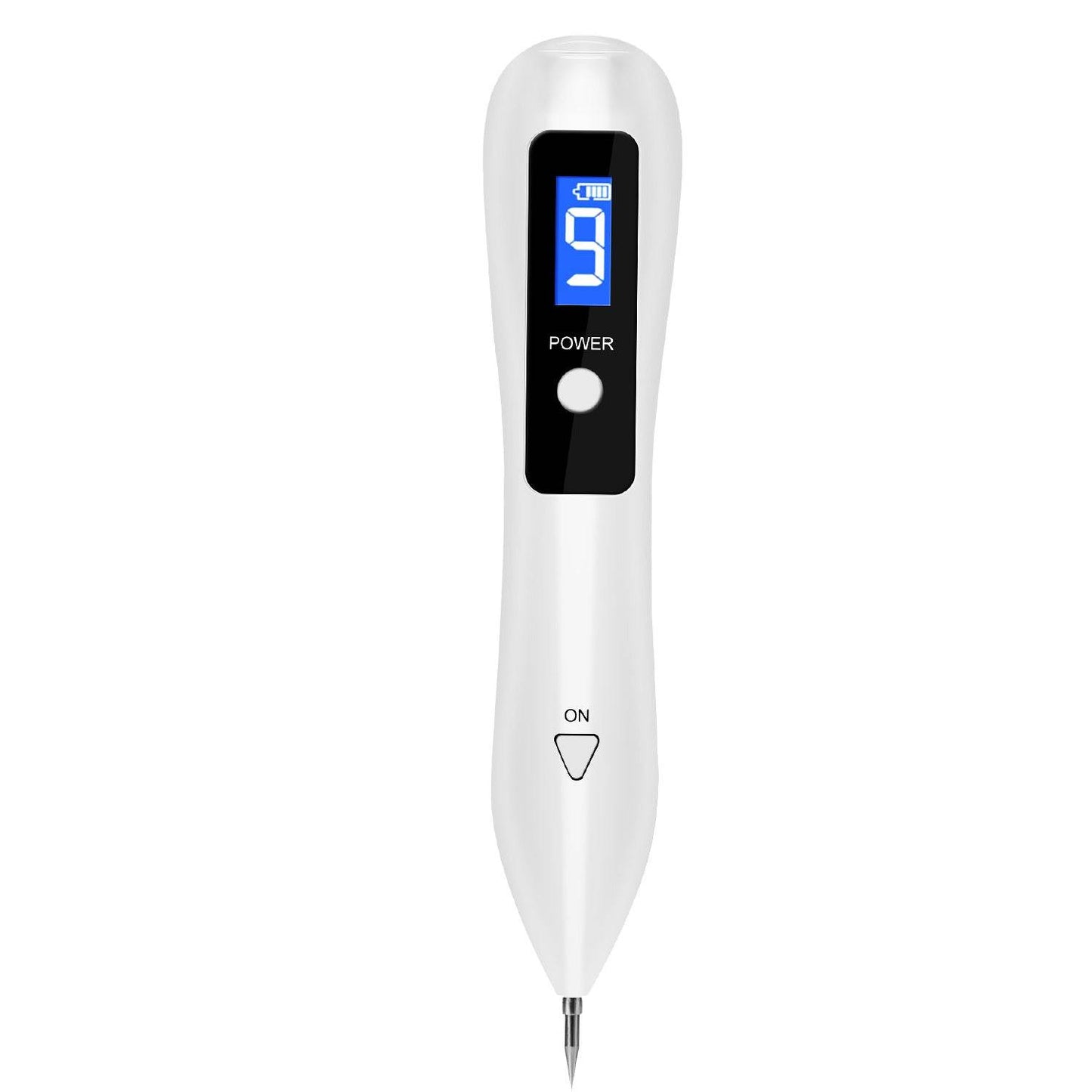 1Pc Skin Tag Repair Kit Portable Beauty Equipment Multi-Level With Home Usage USB Charging LCD Level Adjustable 6 Replaceable Needles - Velora