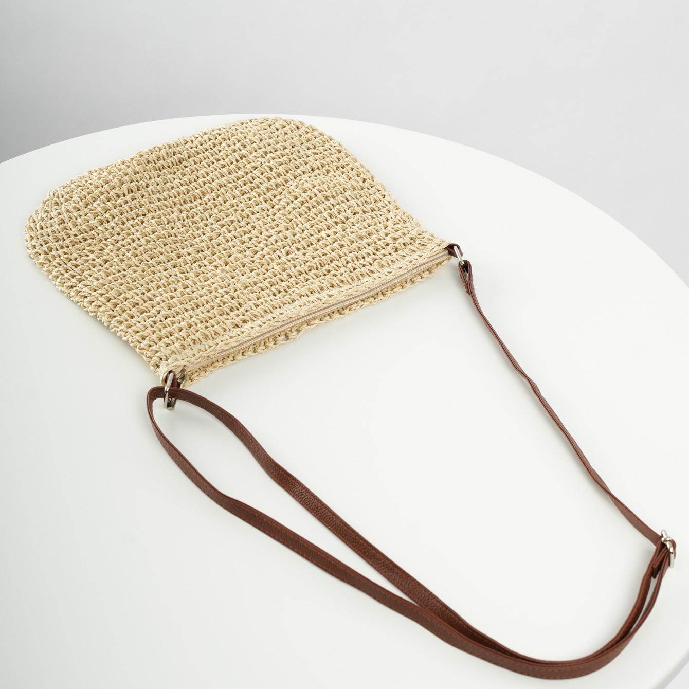 Niche Design Vacation Straw Tote Bag - Velora