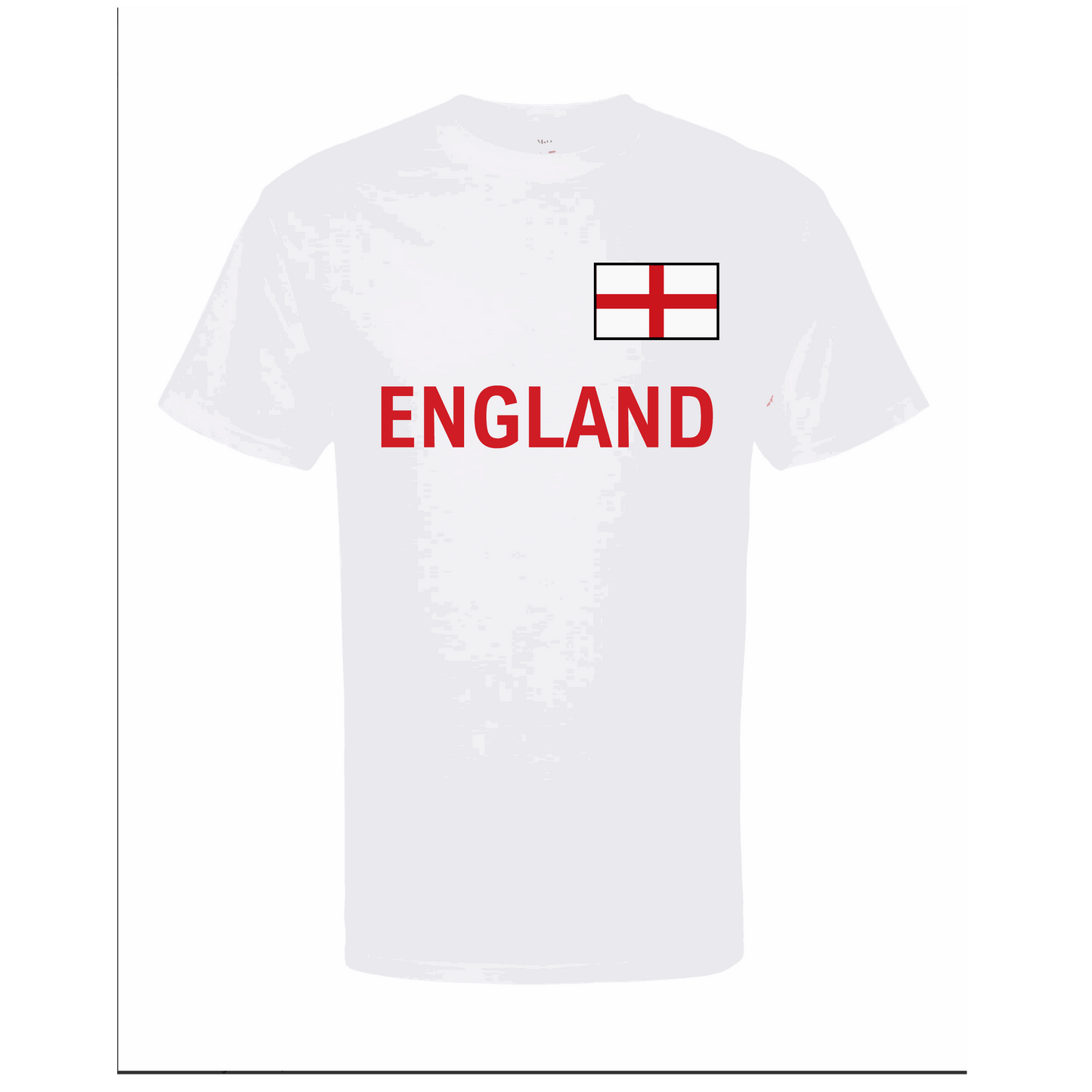 England World Football Fan Tee – White - Velora