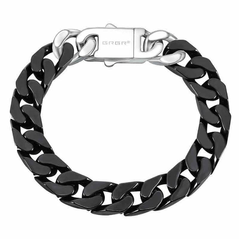 Spliced White Ceramic Cuban Link Chain Bracelet - Velora