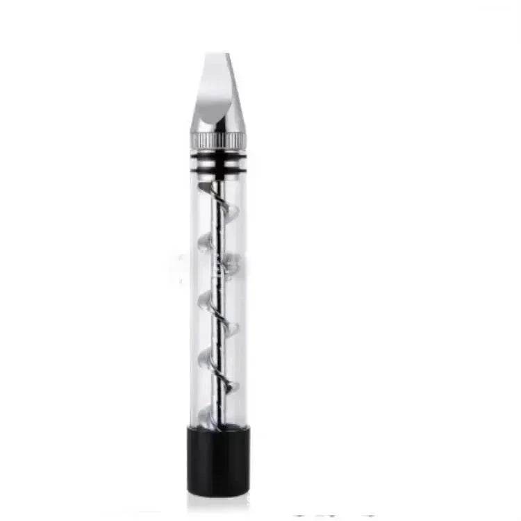 Creative And Simple Dry-burning Atomizer Spiral Pipe Glass Blunt - Velora