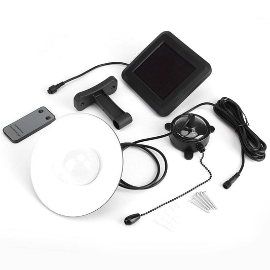 Solar Powered Garden Patio Pendant Light Remote Control Hanging Lamp Decking - Velora