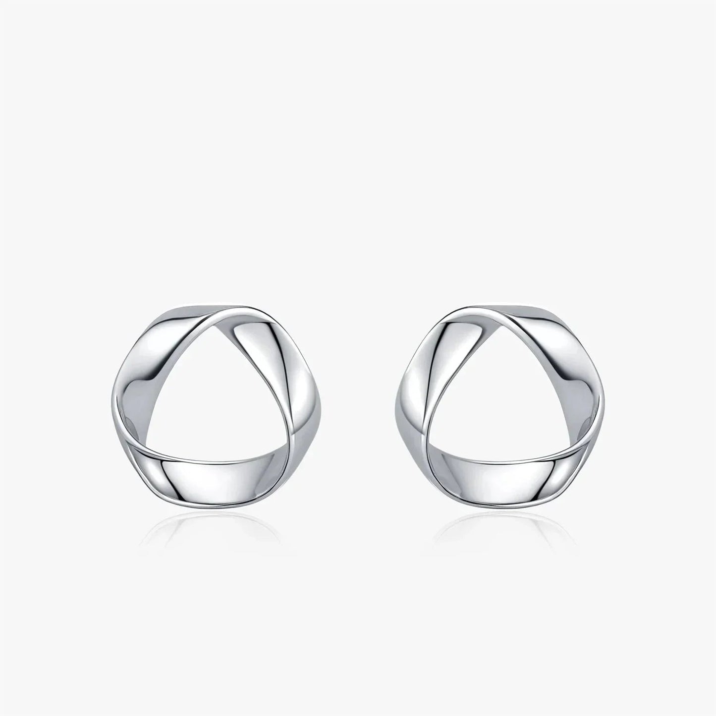 925 Sterling Silver Minimalist Wavy Stud Earrings - Women Fine Jewelry - Velora Luxury Fashion