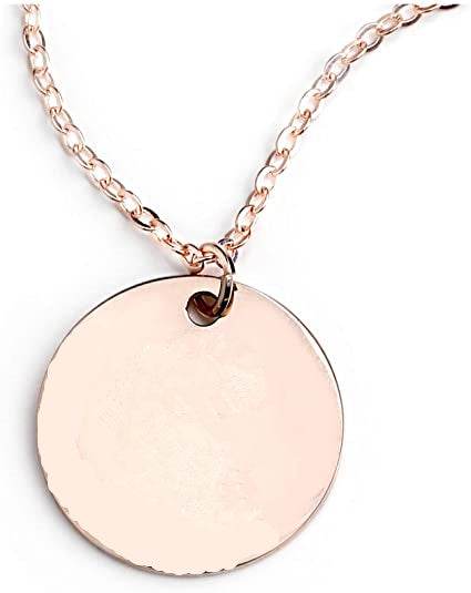 Personalized Pet Photo Disc Necklace Ladies Kitten Name Pendant Necklace Custom Animal Stainless Steel Necklace Jewelry - Velora