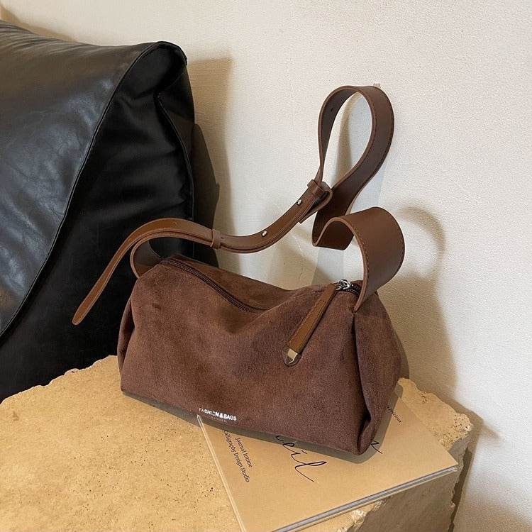 Frosted Vintage Shoulder Messenger Bag For Women - Velora