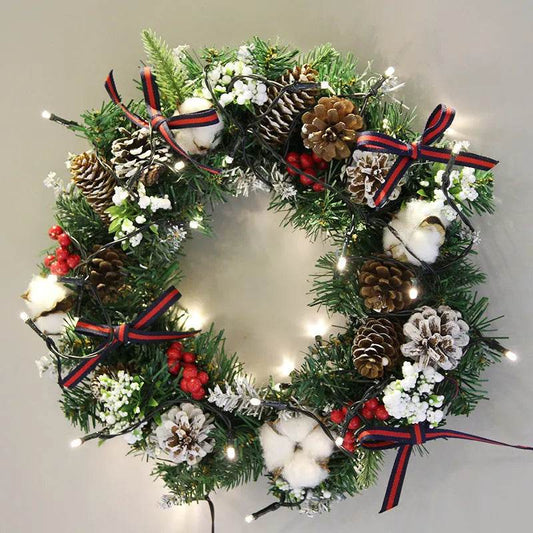 30cm 40cm Christmas Wreath Ornaments Christmas Wreath - Velora