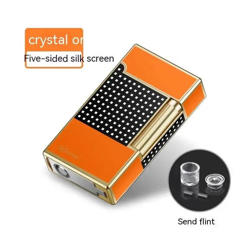 Luxury Bohemian Butane Torch Lighter with Cigar Hole Punch - Velora