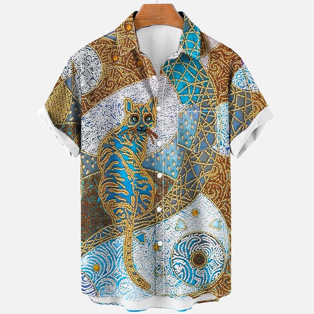 Digital Printed Large Shirt For Men - Velora