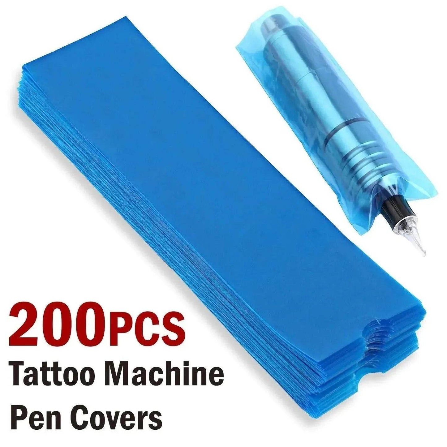 200pcs Tattoo Machine Pen Sleeves Disposable Cover - Velora