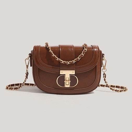 Saddle Crossbody Bag Chain All-match - Velora