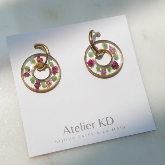 Boucles d'oreilles ChloΓ© version dona - rond - 20mm - Velora
