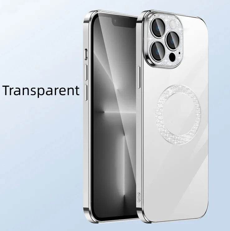Electroplated TPU Transparent Apple Mobile phone Case - Velora