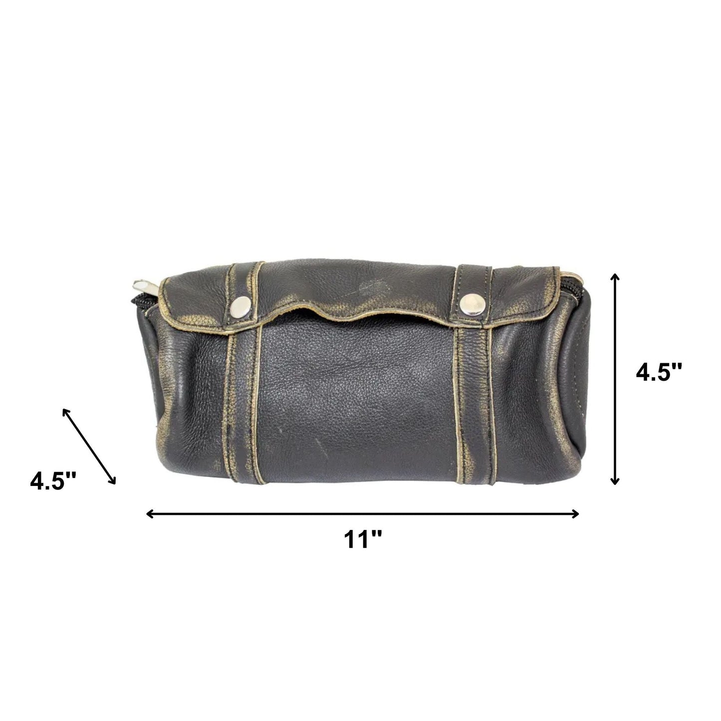 Open Road Soft Body Distressed Leather Tool Bag Boutique of Leathers/Open Road