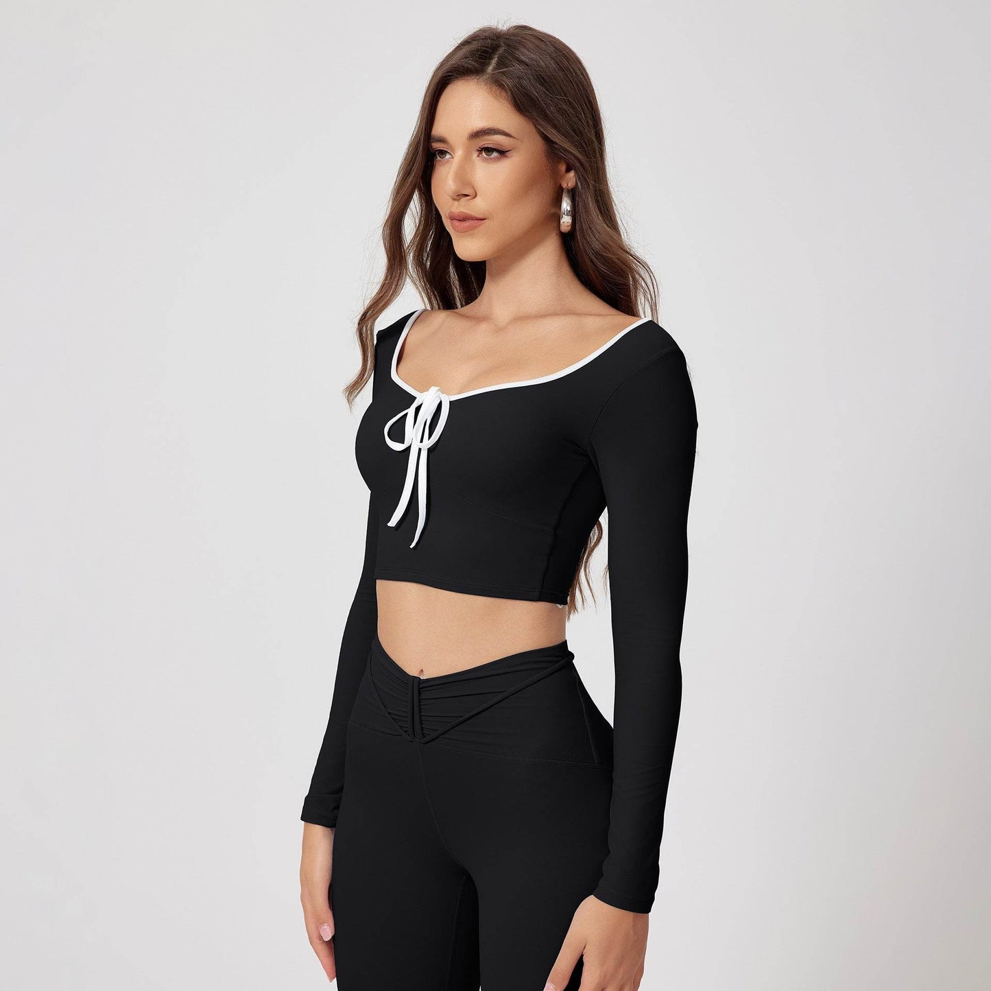 Quick-dry Training Running Sports Fitness Gym Crop Workout top for women - Velora