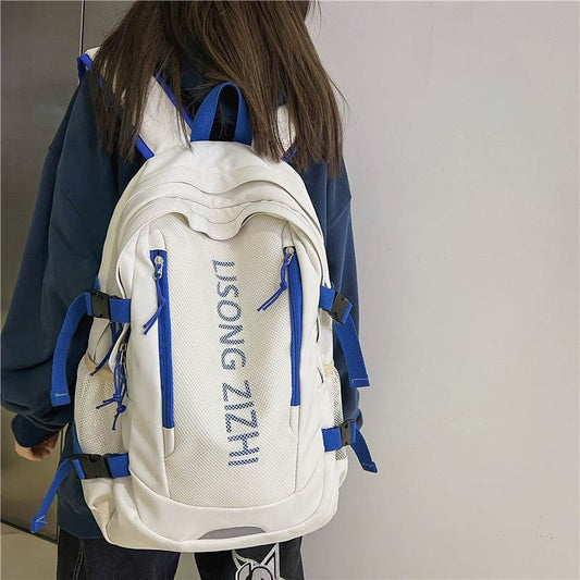 Simple Large Capacity Waterproof High School Backpack for Teens - Velora