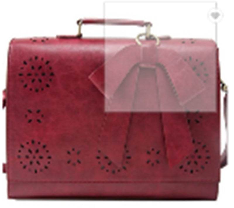 Women's hollow oil leather bag - Velora