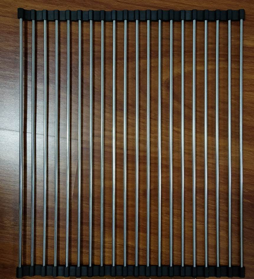Folding Kitchen Drain Sink Rack Stainless Steel sink caddies - Velora