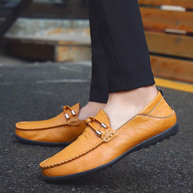 Men's Springsummer Gommino Cowhide Shoes - Velora