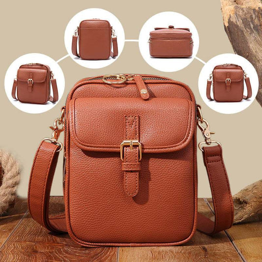 Unisex Vintage Large Capacity Messenger Bag Storage Bag With 10 Card Inserts Casual Backpack Women's Bag Retro Backpack Large Capacity Travel - Velora