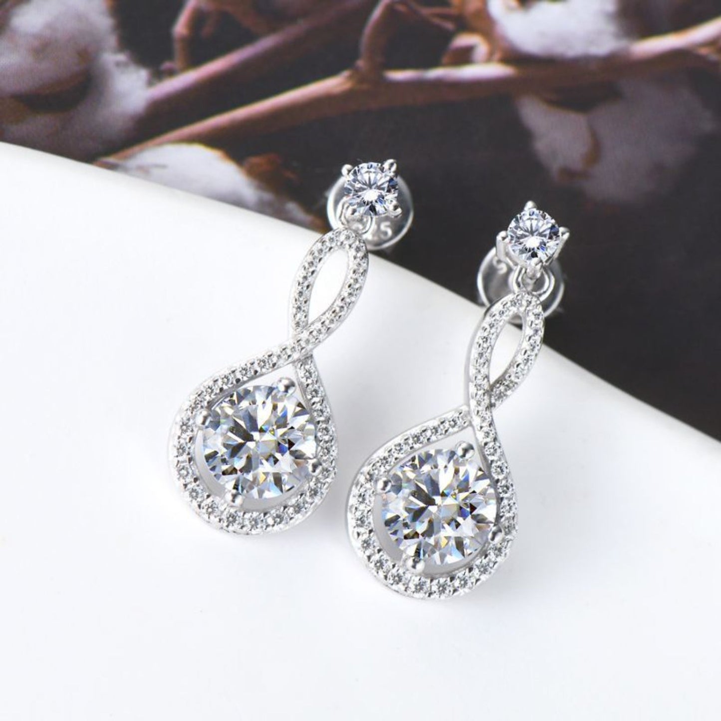 1 Carat Moissanite 925 Sterling Silver Earrings https://like2b-uy