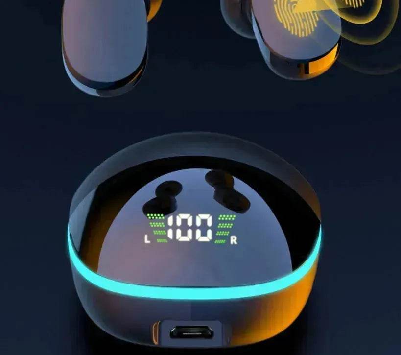 G9S Bluetooth Headset Cool Breathing Light Touch Digital Headphones - Velora