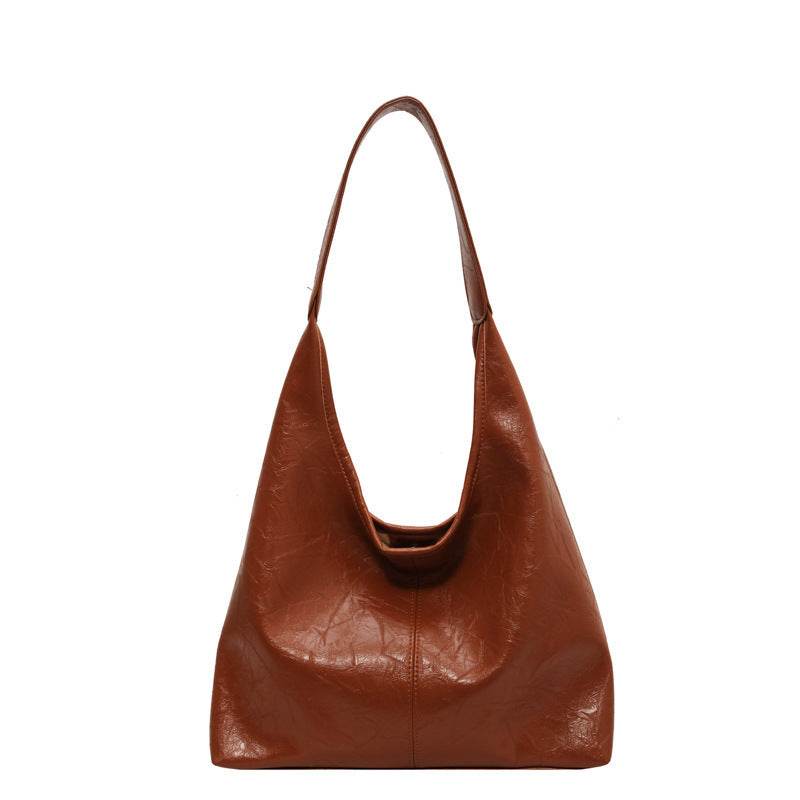 Fashion Womens Shoulder Bag Vintage Designer Large Capacity Casual Tote Bag Autumn And Winter Fashion Handbag - Velora