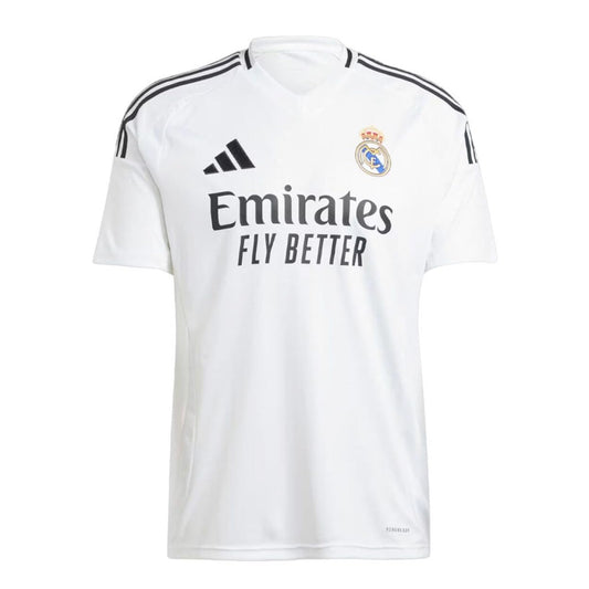 adidas Real Madrid Men’s Stadium Home Jersey 2024/25 (US Alpha Small Regular Regular White)