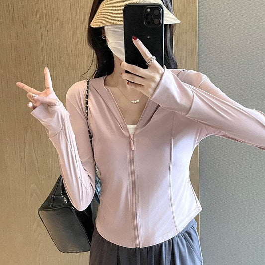 New Women's Sun Protection UV Protection Sports Jacket - Velora