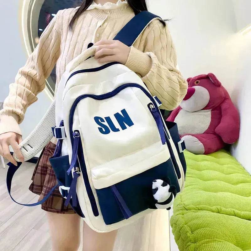Children Dirt-resistant Large Capacity Schoolbag Travel Backpack - Velora